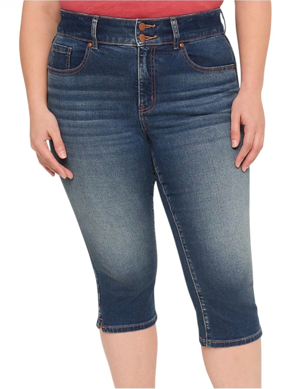 Lane Bryant High Rise Cropped Jean 14
